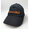 BAPE A Bathing Ape Logo Dad Hat Cap Black Orange Strapback Rare Streetwear