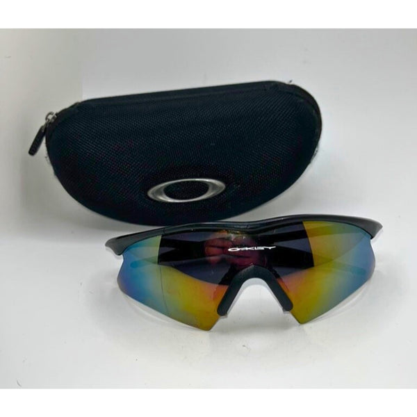 Oakley M Frame Mumbo USA Fire Iridium Lens Sunglasses + Vault Case Vintage