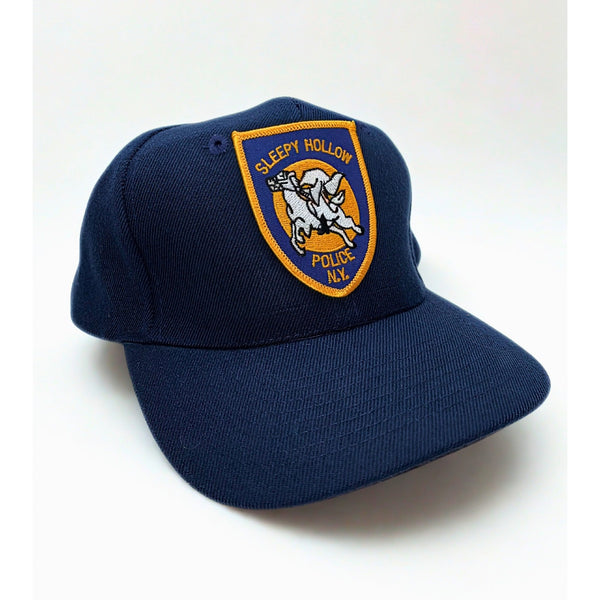 Sleepy Hollow Police NY Snapback Hat Vintage Nissin Headless Horseman Logo EUC