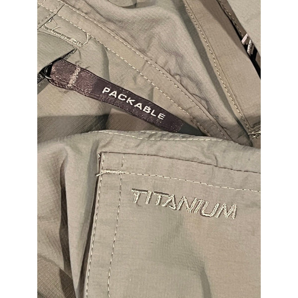 Columbia Titanium Silver Ridge Convertible Pants Mens 2XL UPF 30 Hiking Cargo