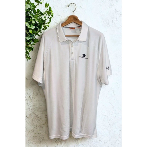 Mauna Kea Hawaii Resort Puma Golf Polo Shirt White Men’s 2XL Luxury Resort