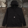Independent Truck Company Y2K Anorak Windbreaker Jacket Mens XL Black Hooded ITC