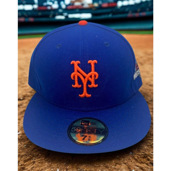 New York Mets 2015 MLB Postseason 59FIFTY Fitted Hat 7 5/8 New Era NWT