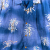 Tommy Bahama Bamboo Floral Camp Shirt Blue Hawaiian Button Up Men's XL Cotton