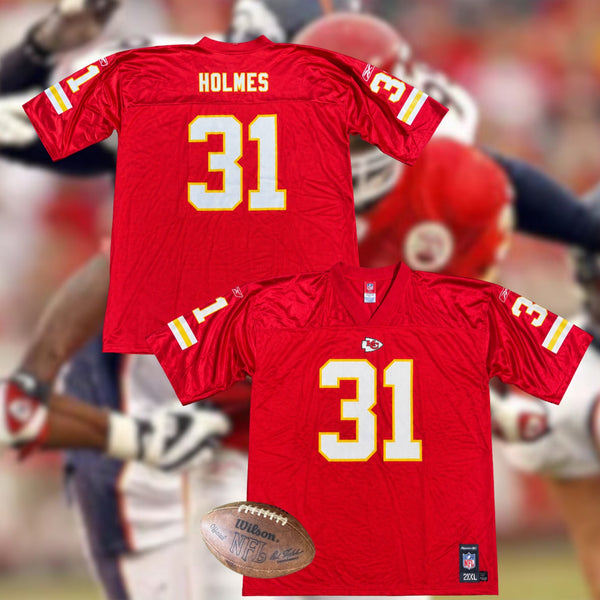 Kansas City Chiefs Priest Holmes #31 Reebok NFL Jersey Men's 2XL Vintage Rare