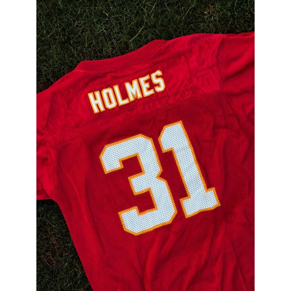 Kansas City Chiefs Priest Holmes #31 Reebok NFL Jersey Youth XL 18/20 Red EUC