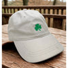 J.Crew Washed Critter Lucky 3 Leaf Clover Hat Khaki Strapback Cotton