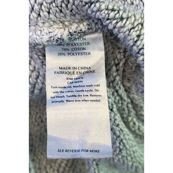 Faherty Whitewater Sweatshorts Men's M Grey Shell Jacquard Knit Organic Cotton