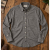 Taylor Stitch The Jack Shirt Men's 2XL 46 Charcoal Donegal Nep Organic Cotton