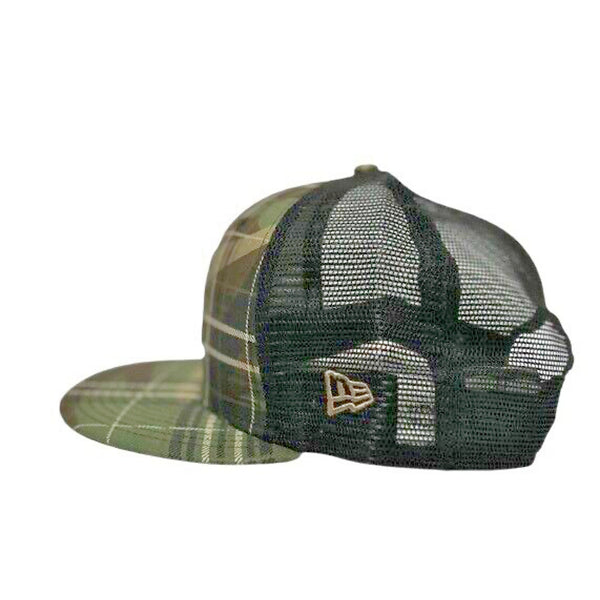 New York Yankees New Era MLB Woodland Plaid Camo Trucker 9FIFTY Snapback Hat