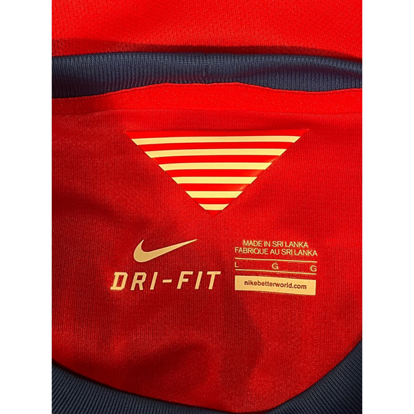 Graham Zusi USA Soccer Jersey Nike 2014 World Cup Bomb Pop Red Blue Size L