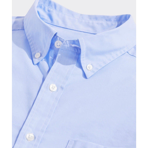 Vineyard Vines Breakwater Performance Cotton Shirt Mens Small Ocean Blue NWT