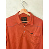 Howler Bros Ranchero Polo Shirt Sz Large Oxidized Clay Pearl Snap Western Cowboy