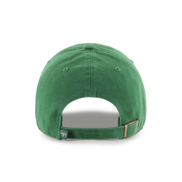 New York Jets Hat Cap Mens Adjustable Strap Green NFL 47' Brand Clean Up