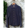 Taylor Stitch The Jack Reverse Jacquard Button Down Shirt Men's 42 L Navy EUC