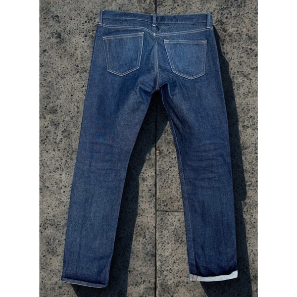 Uniqlo Kaihara Selvedge Denim Jeans 32x32 Slim Straight Blue Japanese Denim
