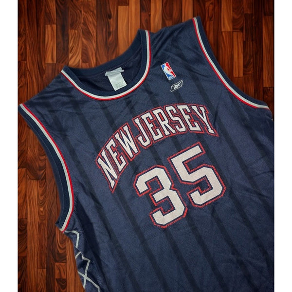 Jason Collins New Jersey Nets Reebok Jersey Y2K Size L Rare LGBTQ Vintage