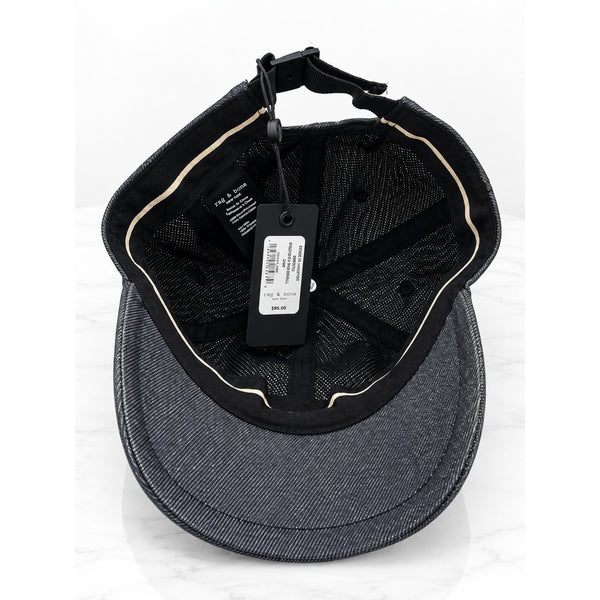 Rag & Bone Addison Denim Baseball Cap Grey One Size NWT $95 Unisex