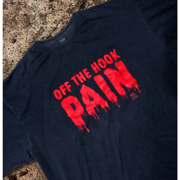 Brock Lesnar WWE Off The Hook Pain T Shirt Sz 2XL Black Graphic Wrestling Horror