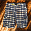 Nautica Jeans Cargo Shorts Men 40 Y2K Baggy Plaid Hip Hop Streetwear 12”