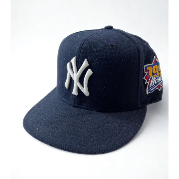 New York Yankees 1999 World Series New Era 59FIFTY Hat 7 1/4 USA Wool Vintage