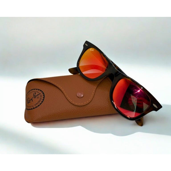 Ray-Ban RB4340 Wayfarer Sunglasses Tortoise 50-22-150 Italy w/ Case & Cloth