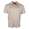 Old Row The Cowboy Killers Golf Polo Performance All Over Print Shirt XL NWT