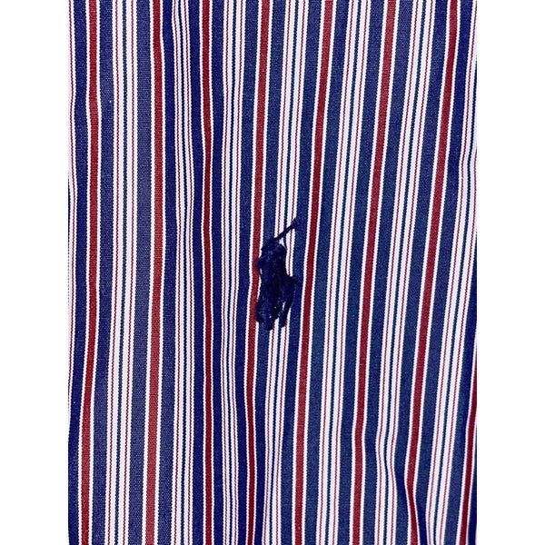 Polo Ralph Lauren Blake Shirt XL Button Down Striped Cotton Vintage