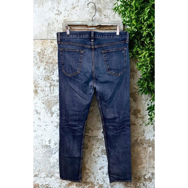 Rag & Bone Fit 2 Slim Jeans Throop Wash Mens 33x30 Stretch Denim EUC