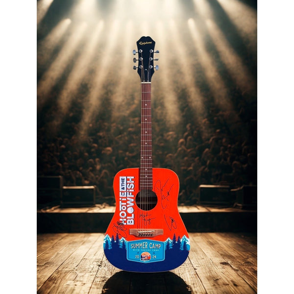 Hootie & The Blowfish Signed Epiphone DR-100 Guitar Summer Camp Tour 2024 COA