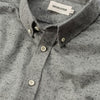 Taylor Stitch The Jack Shirt Men's 2XL 46 Charcoal Donegal Nep Organic Cotton