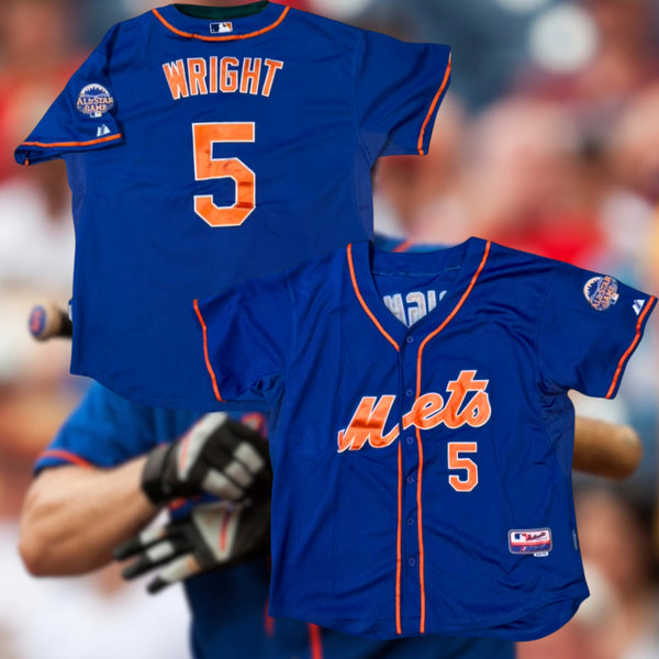 David Wright New York Mets Jersey 52 2XL Majestic Authentic 2013 All Star
