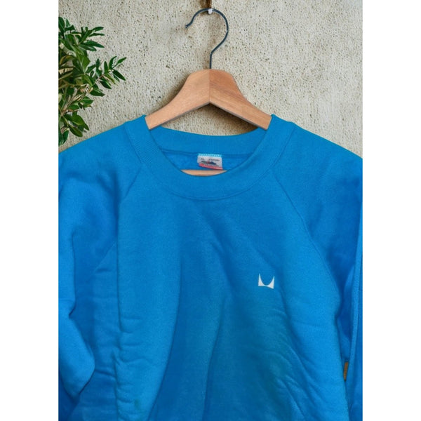 Herman Miller Eames Crewneck Sweatshirt XL Blue Vintage 90s USA Employee NOS