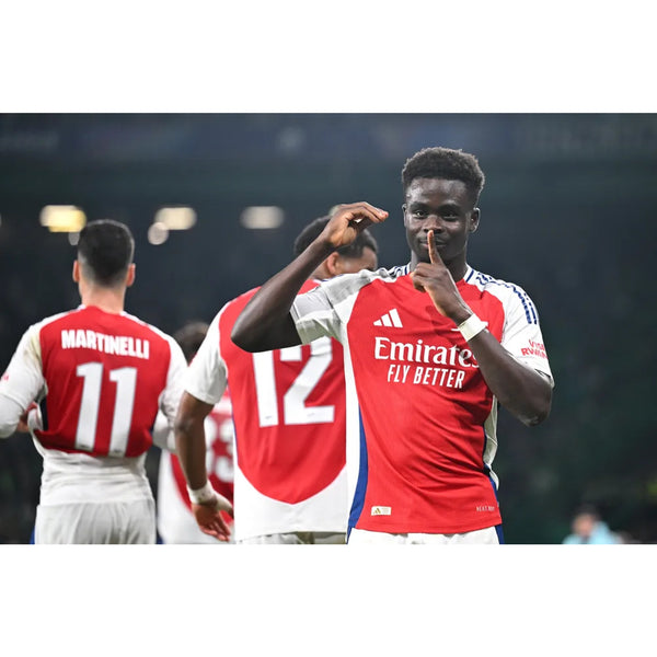 Arsenal FC Bukayo Saka #7 Adidas 2024/25 Home EPL Soccer Jersey Large NWT