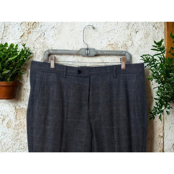 Todd Snyder Subalpino Sutton Fit Glen Plaid Dress Trousers 33x32 Canada NWOT