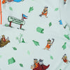RSVLTS Flintstones Loyal Order of Dinosaurs Golf Polo XL Breakfast Balls NWOT