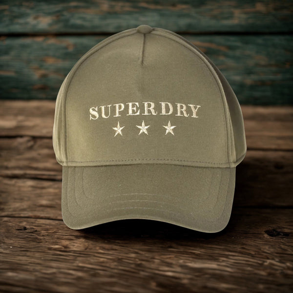 Superdry SD Baseball Cap Midnight Green RARE Sold Out NWOT