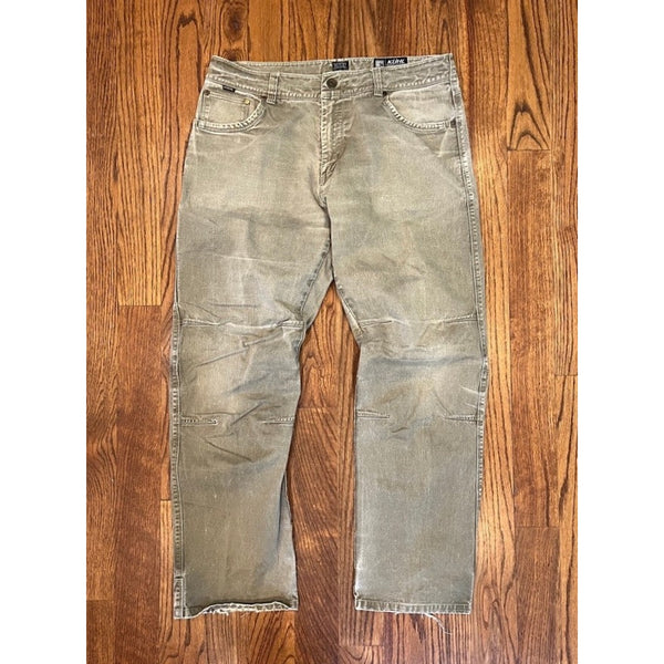 Kuhl Rydr Pants Mens 36x32 Sunfaded Gray Patina Dye Canvas Gorpcore Outdoor Work