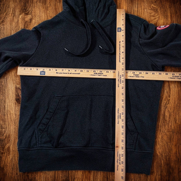 Canada Goose Huron Hoodie Black Medium Made In Italy Luxury Designer Pullover