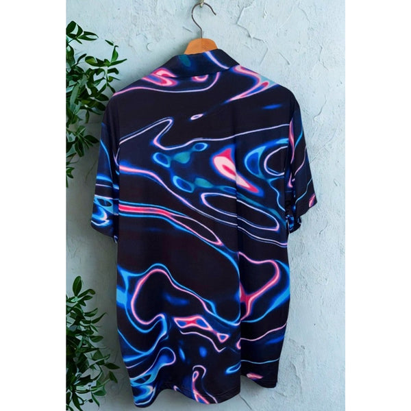 Birdie Bound Polo L NWT Black Dark Chrome Golf Shirt UPF 50 Stretch Performance