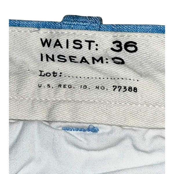 J. Crew Stanton Shorts 36x9 Blue Linen Cotton Baird McNutt Irish Linen Blend NWOT