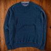 Raffi 100% Cashmere Crew Neck Sweater Blue Green Men’s Size M Luxury Knit