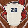 Cleveland Indians Chief Wahoo Rawlings #28 Jersey Sz 42 USA Vintage 70s 80s