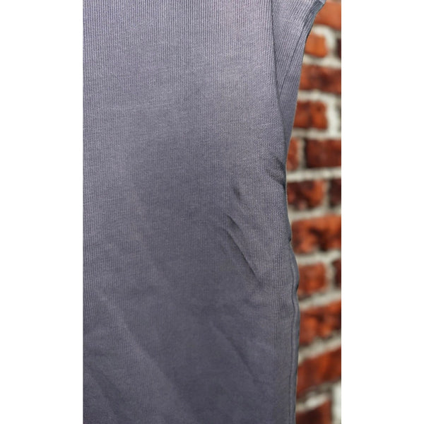 Kith Vintage Sunfaded Washed Gray Logo Crewneck T-Shirt Small Cotton Cut Hem USA