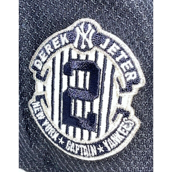 Derek Jeter New York Yankees Retirement Patch New Era Fitted Hat Size 8 Captain