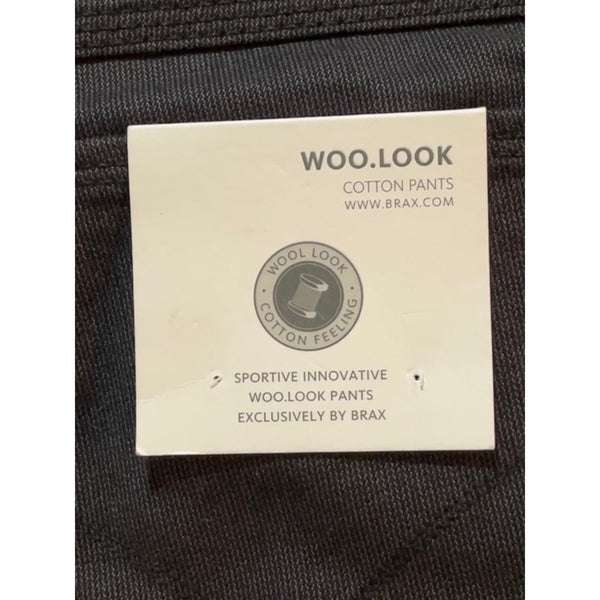 Brax Cooper Fancy Pants 34x32 Black Regular Fit 5 Pocket Cotton Stretch NWT