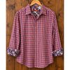 Robert Graham Textured Geometric Flip Cuff Classic Fit Shirt Sz. 2XL