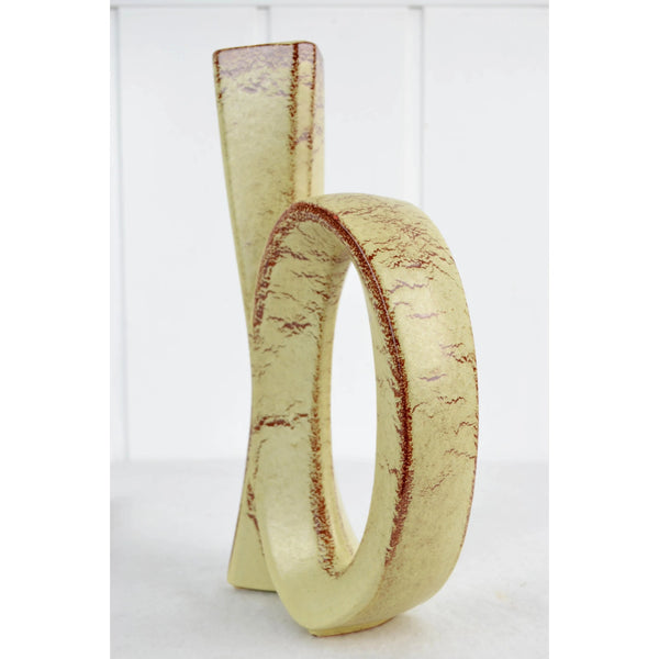 Bertoncello Roberto Rigon MCM Italian Ceramic Vase 1960s 70s Sculptural Italy