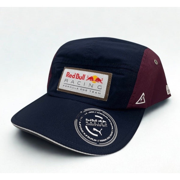 Red Bull Racing Formula One Puma 5 Panel Hat Cap Buckle Adjustable Rare F1