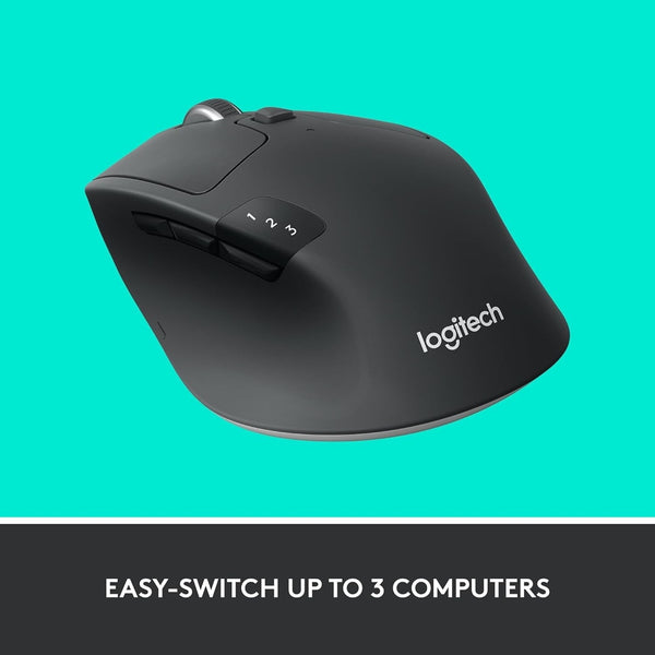 Logitech M720 Triathlon Wireless Bluetooth Mouse Black 910-006036 NIB